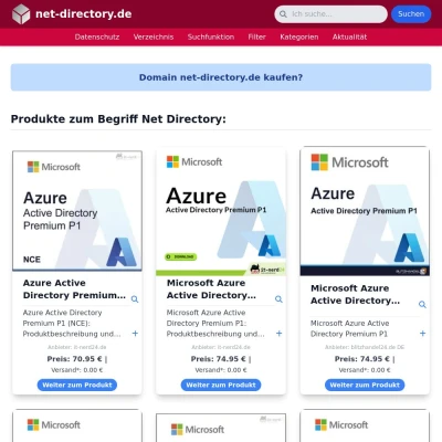 Screenshot net-directory.de