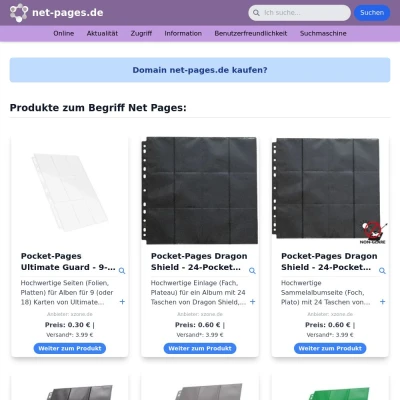 Screenshot net-pages.de