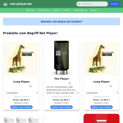 Screenshot net-player.de