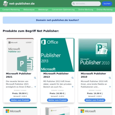 Screenshot net-publisher.de