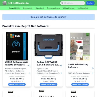 Screenshot net-software.de