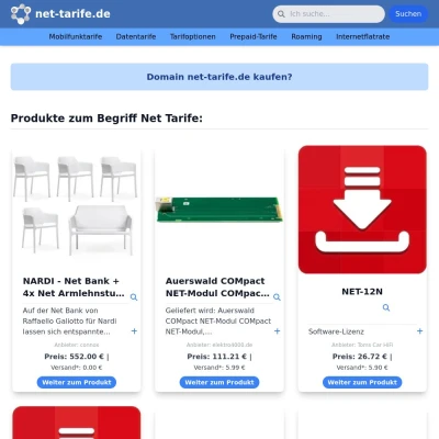 Screenshot net-tarife.de