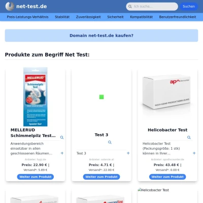 Screenshot net-test.de