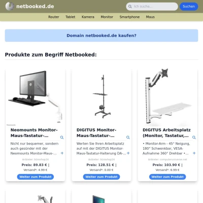 Screenshot netbooked.de