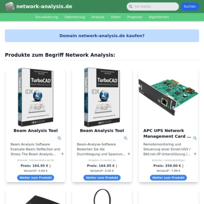 Screenshot network-analysis.de