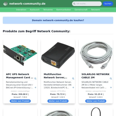 Screenshot network-community.de