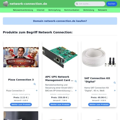 Screenshot network-connection.de