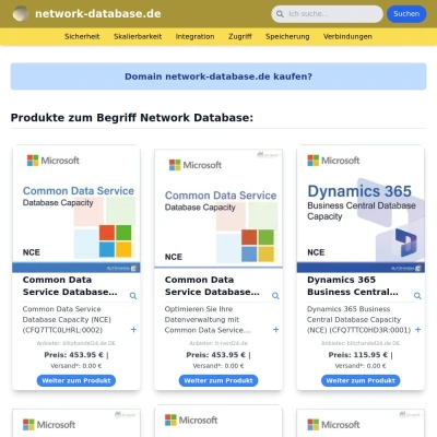 Screenshot network-database.de