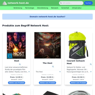 Screenshot network-host.de