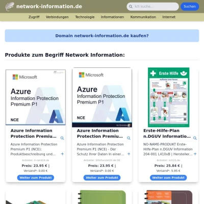 Screenshot network-information.de