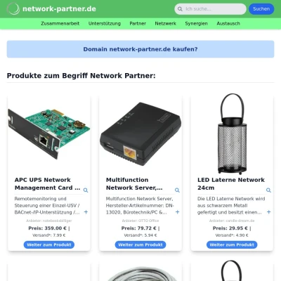 Screenshot network-partner.de