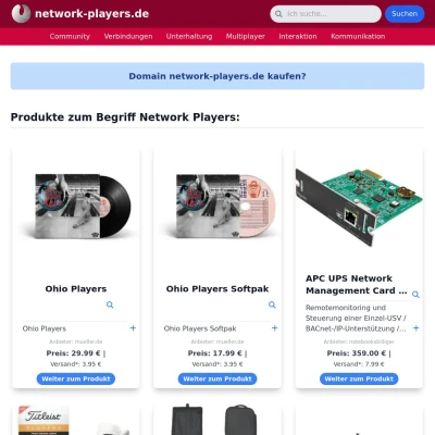 Screenshot network-players.de