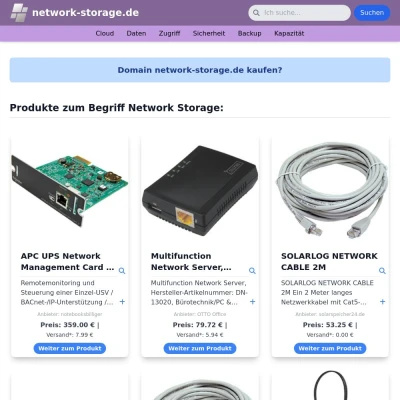 Screenshot network-storage.de