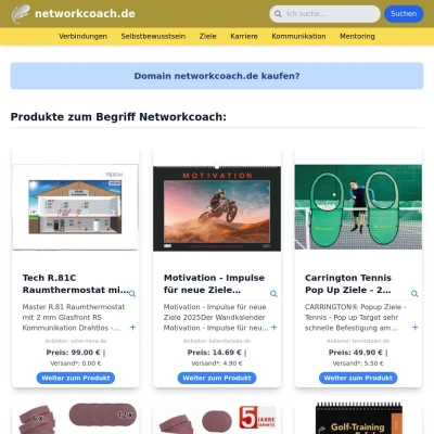 Screenshot networkcoach.de