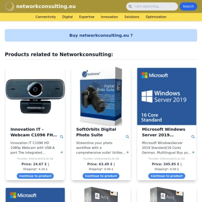 Screenshot networkconsulting.eu
