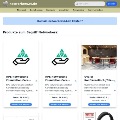 Screenshot networkers24.de