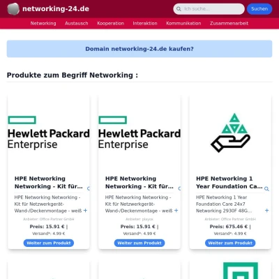 Screenshot networking-24.de