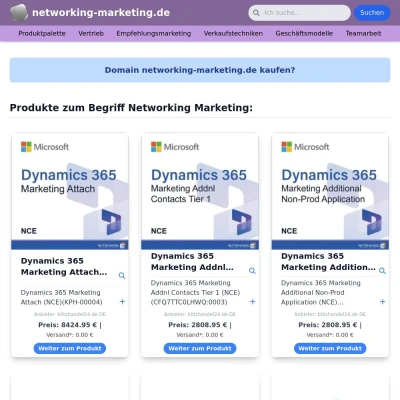 Screenshot networking-marketing.de