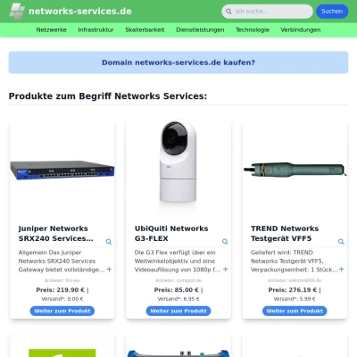 Screenshot networks-services.de