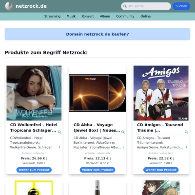 Screenshot netzrock.de