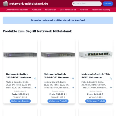 Screenshot netzwerk-mittelstand.de