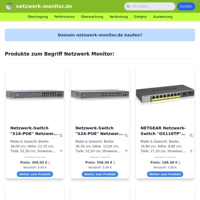 Screenshot netzwerk-monitor.de