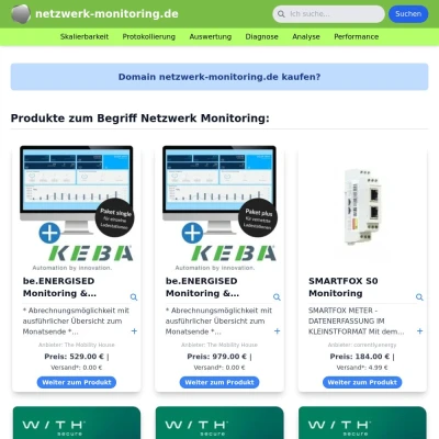 Screenshot netzwerk-monitoring.de