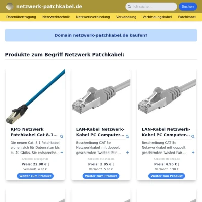 Screenshot netzwerk-patchkabel.de