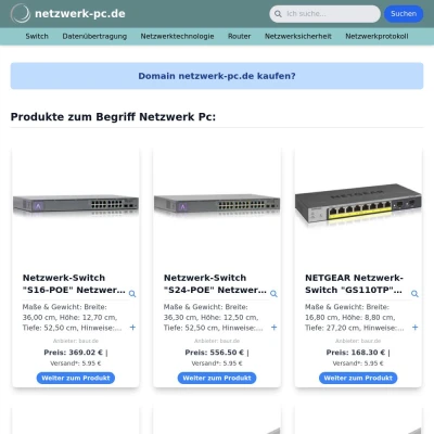 Screenshot netzwerk-pc.de