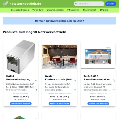 Screenshot netzwerkbetrieb.de