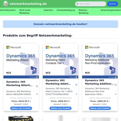 Screenshot netzwerkmarketing.de