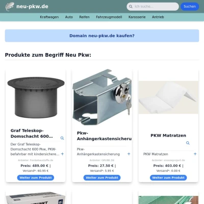 Screenshot neu-pkw.de