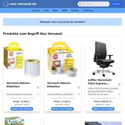 Screenshot neu-versand.de