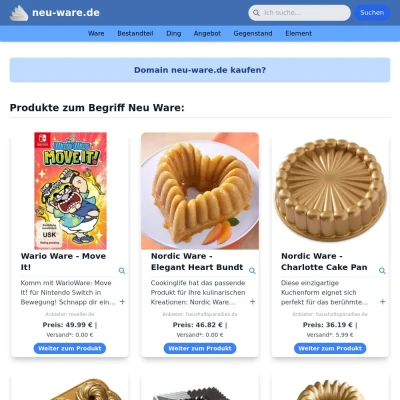 Screenshot neu-ware.de