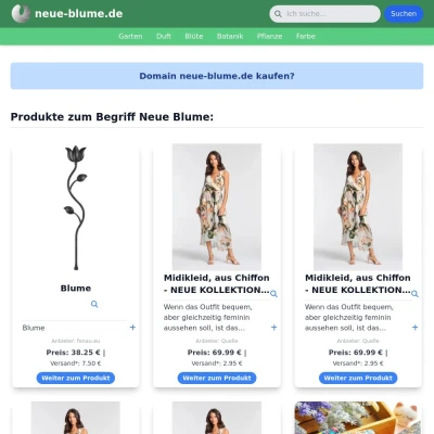Screenshot neue-blume.de