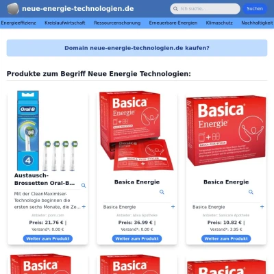 Screenshot neue-energie-technologien.de