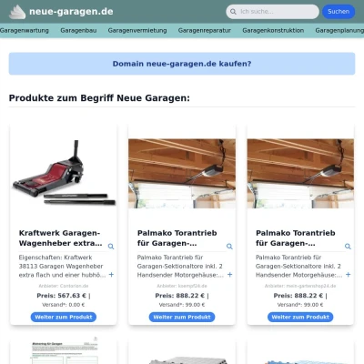 Screenshot neue-garagen.de