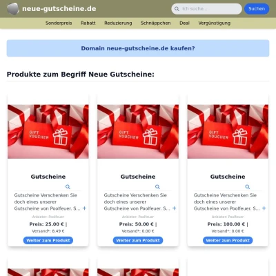 Screenshot neue-gutscheine.de