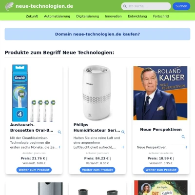 Screenshot neue-technologien.de