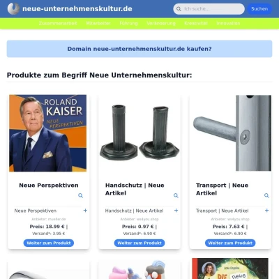 Screenshot neue-unternehmenskultur.de