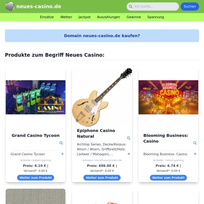 Screenshot neues-casino.de