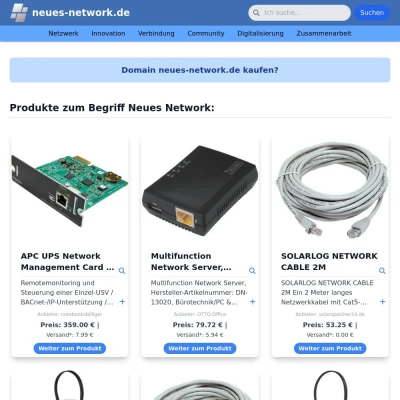 Screenshot neues-network.de