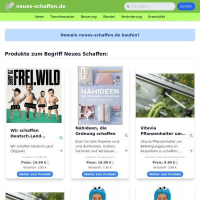 Screenshot neues-schaffen.de