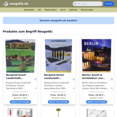 Screenshot neugotik.de