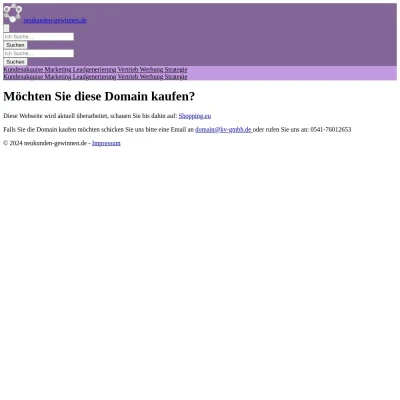 Screenshot neukunden-gewinnen.de