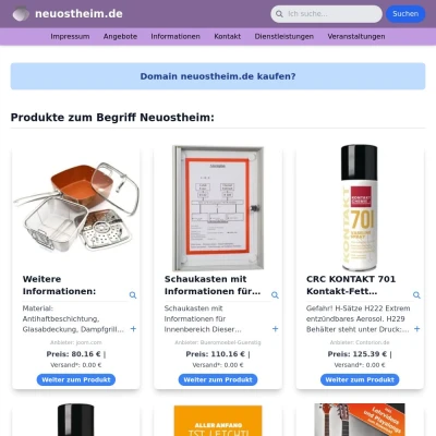 Screenshot neuostheim.de