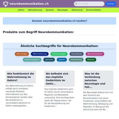 Screenshot neurokommunikation.ch