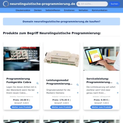 Screenshot neurolinguistische-programmierung.de