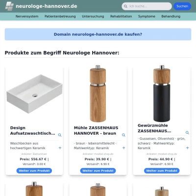Screenshot neurologe-hannover.de