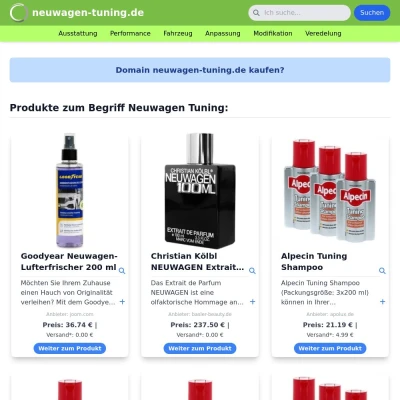Screenshot neuwagen-tuning.de